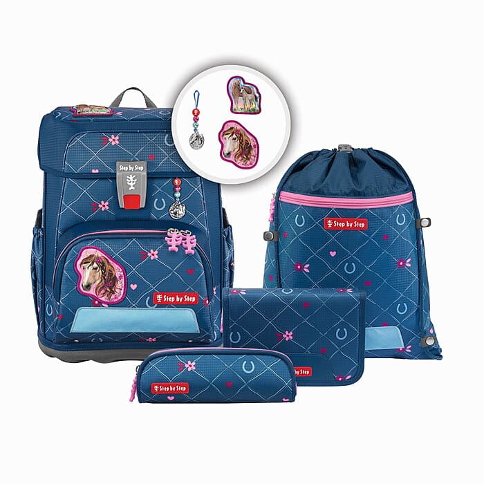 Step by Step CLOUD Schulranzen-Set Horse Lima, 5-teilig