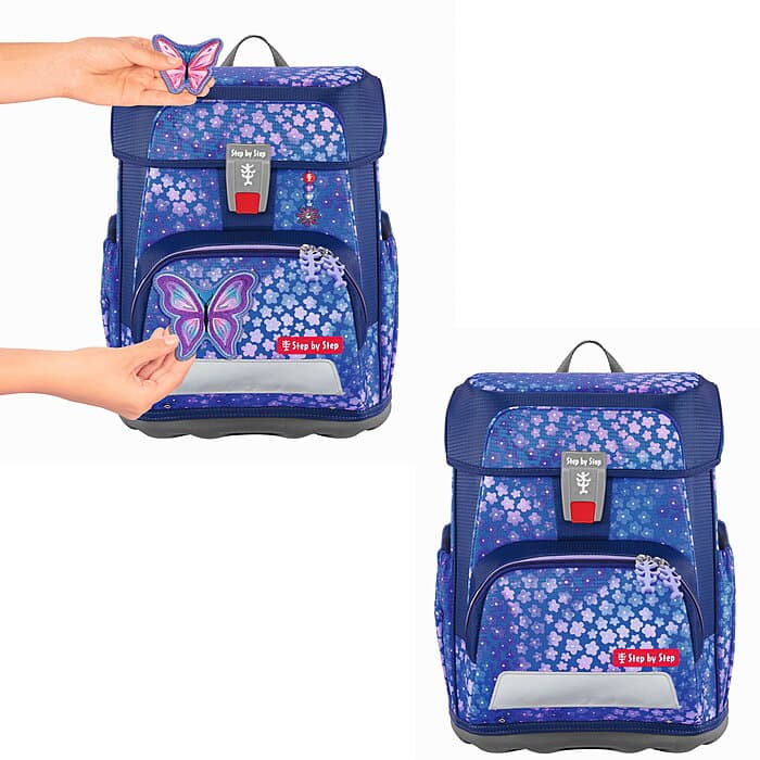 Step by Step CLOUD Schulranzen-Set Butterfly Maja, 5-teilig