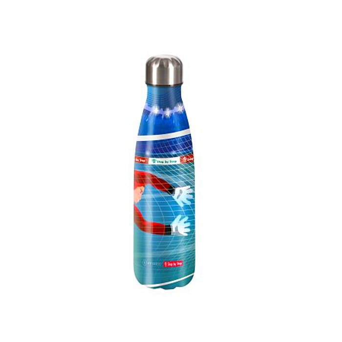 Step by Step Isolierte Edelstahl-Trinkflasche Soccer Lars
