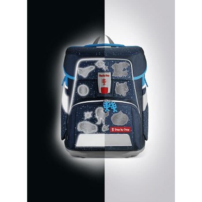 Step by Step Reflektierendes Sticker-Set Schwarz