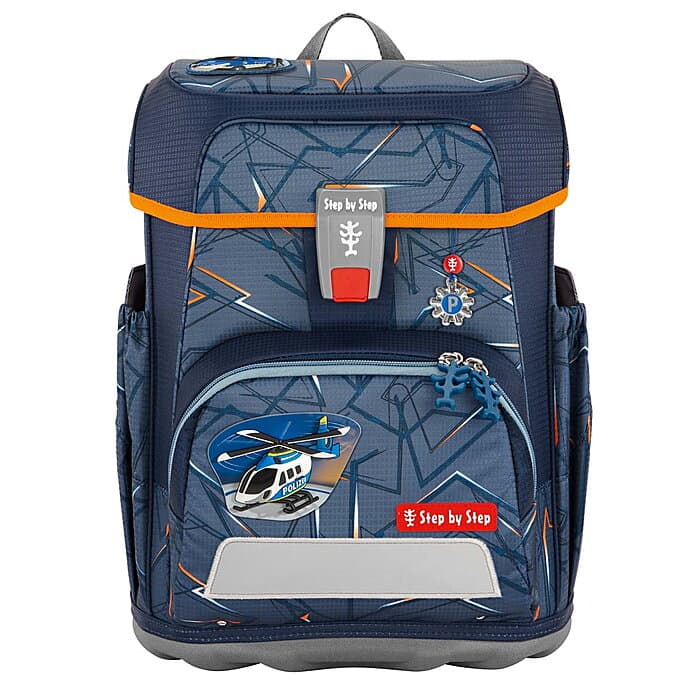 Step by Step Cloud Schulranzenset Helicopter Sam