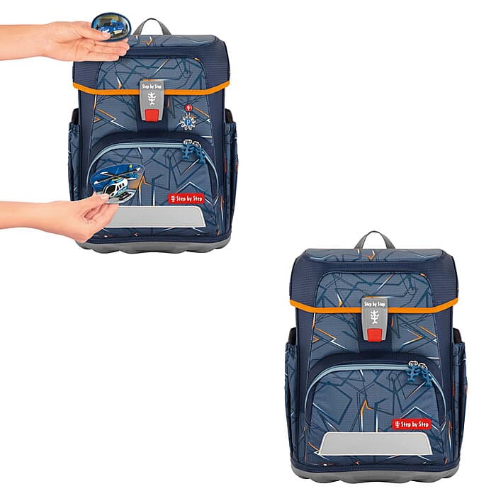 Step by Step Cloud Schulranzenset Helicopter Sam