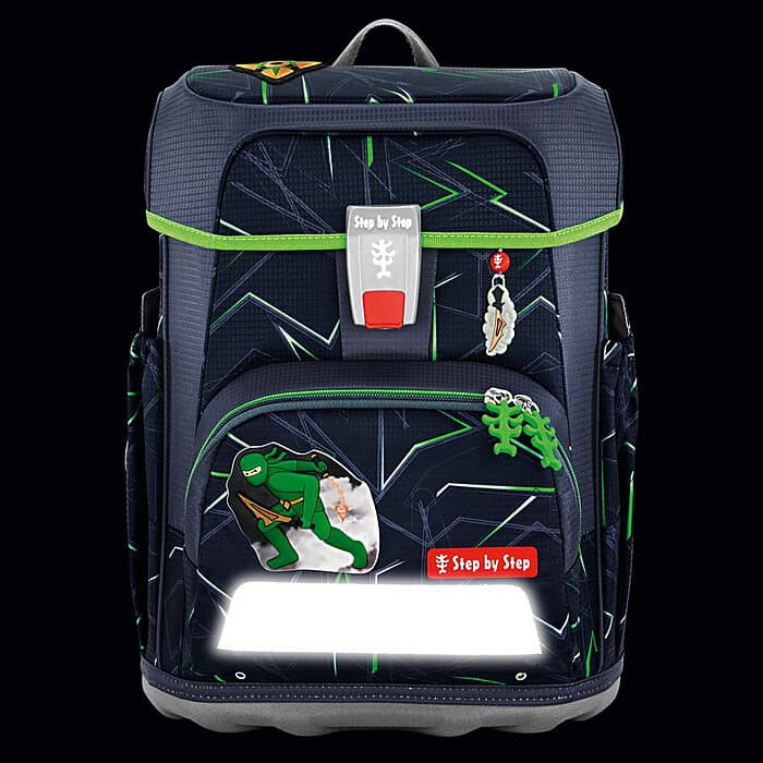 Step by Step Cloud Schulranzenset Ninja Kimo