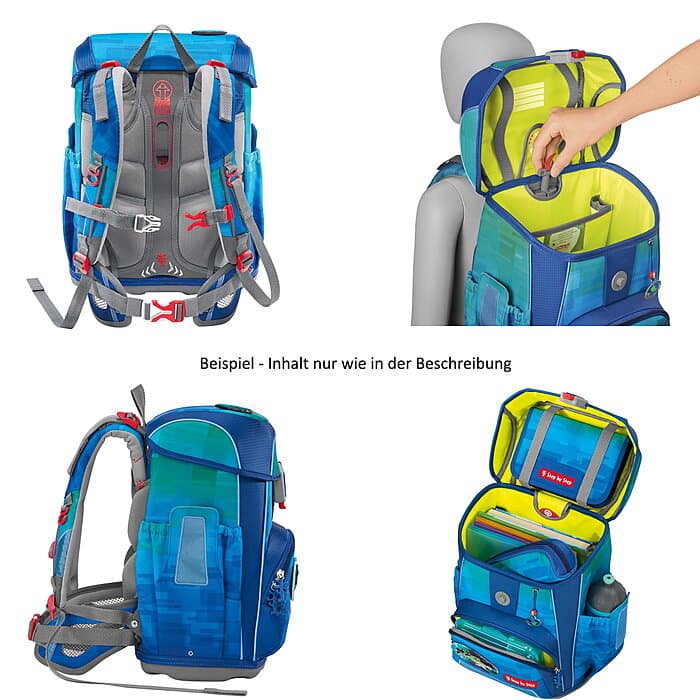 Step by Step Cloud Ocean Space Schulranzenset Craft