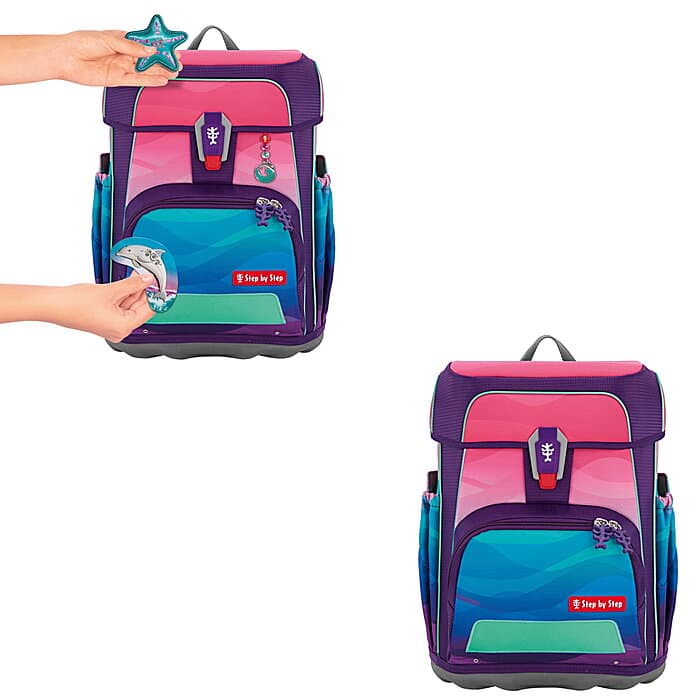 Step by Step Cloud Schulranzenset Ocean Dolphin Lana