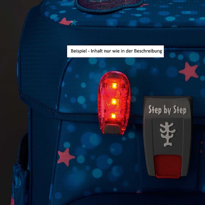 Step by Step LED Klemmleuchte pink