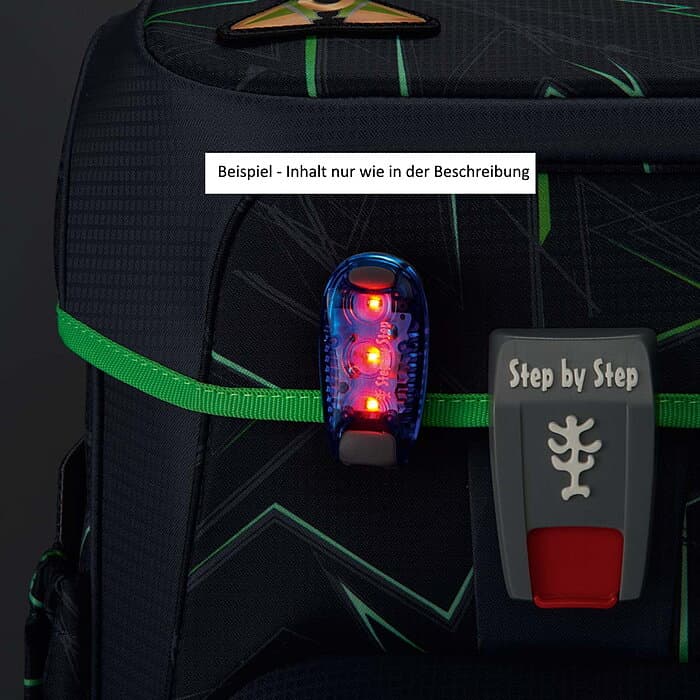 Step by Step LED Klemmleuchte blau