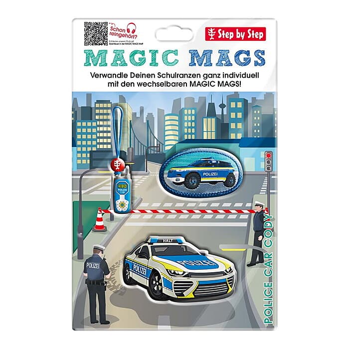 Step by Step Magic Mags Police Car Cody