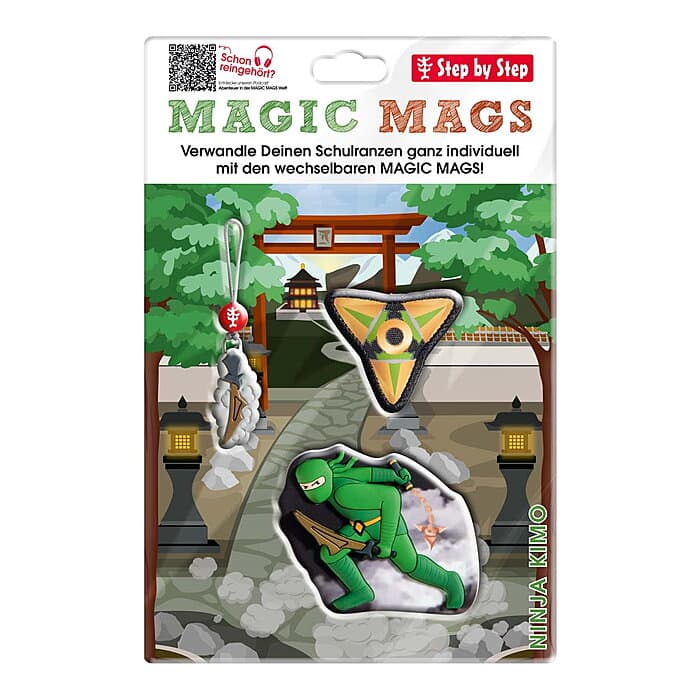 Step by Step Magic Mags Ninja Kimo