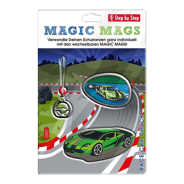 Step by Step Magic Mags Race Car Chuck