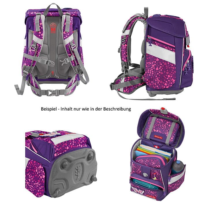 Step by Step Space Schulranzenset Shine Butterfly Night 2