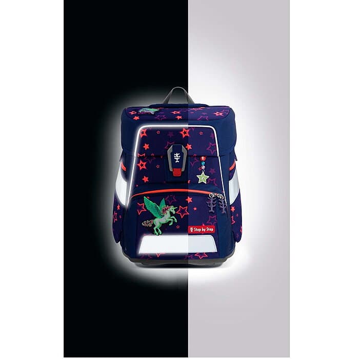 Step by Step Space Schulranzenset Shine Pegasus Night2