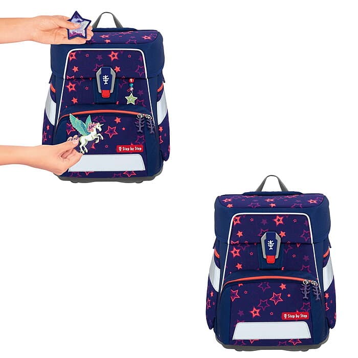 Step by Step Space Schulranzenset Shine Pegasus Night2