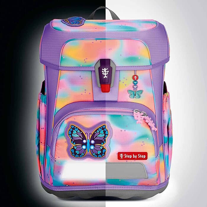 Step by Step CLOUD FLASH Schulranzen-Set Butterfly Luna