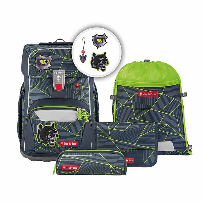 Step by Step GIANT Schulranzen-Set Dark Cat Chiko Neu 2025
