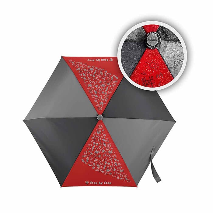 Step by Step Regenschirm Red Magic Rain EFFECT