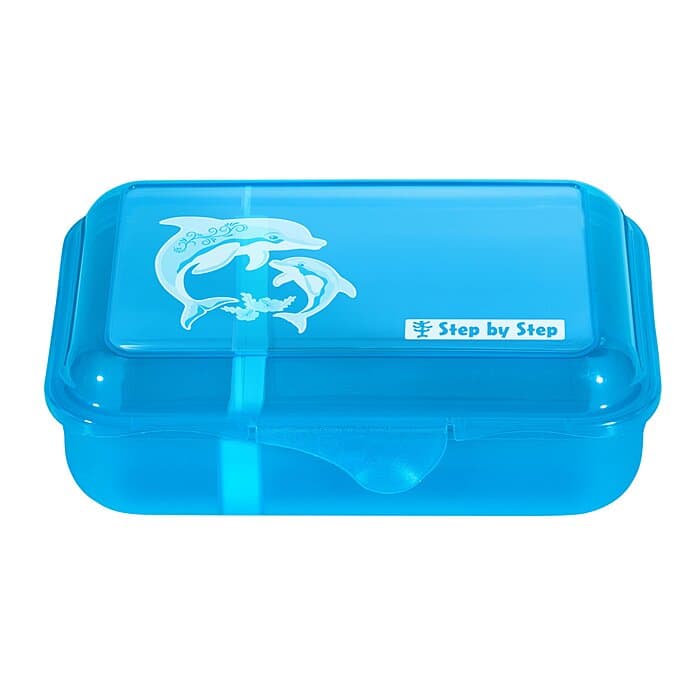 Step by Step Brotdose Dolphin Finja Blau
