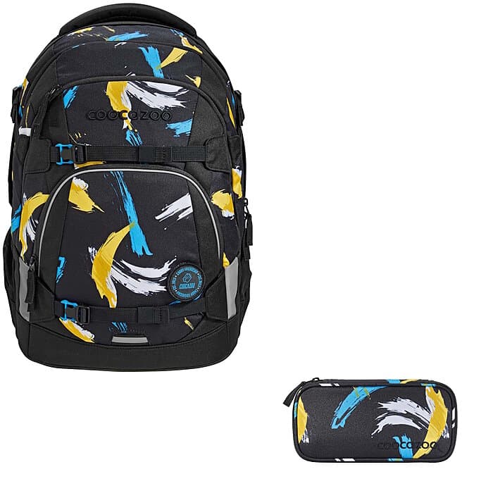 Coocazoo MATE Crazy Artnight 2tlg Schulrucksack Set