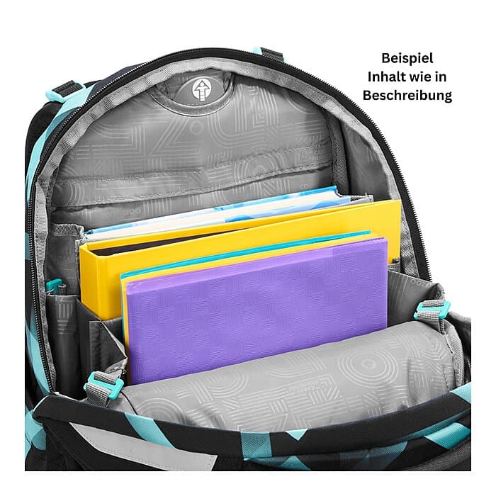 Coocazoo Mate Laser Lights Schulrucksack Set 3tlg