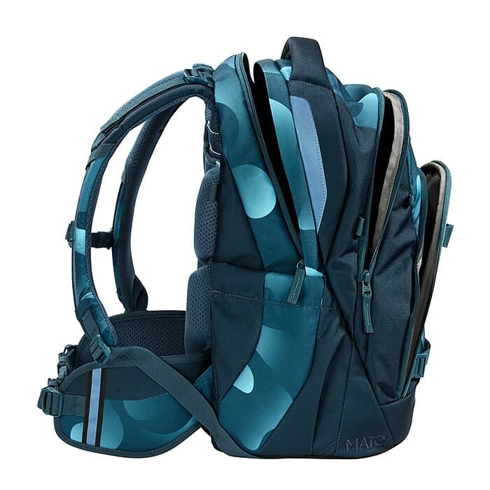 Coocazoo Mate Aqua Flow Schulrucksack Set 3tlg
