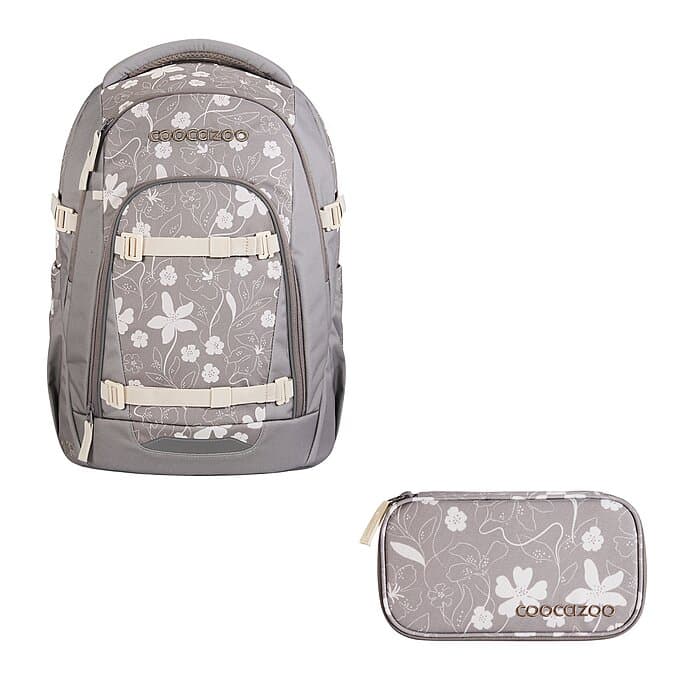 Coocazoo Mate Vanilla Bloom Schulrucksack Set 2tlg