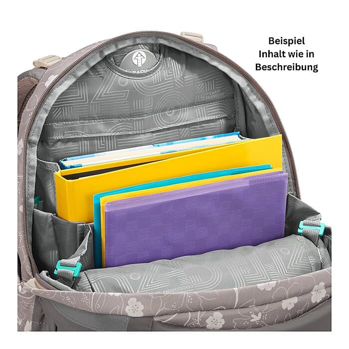 Coocazoo Mate Vanilla Bloom Schulrucksack Set 4tlg