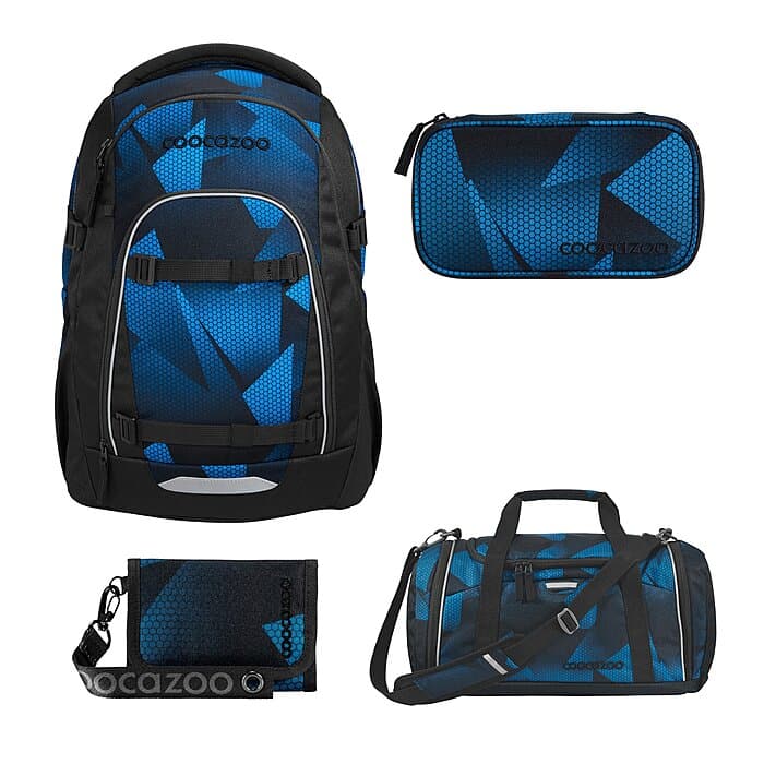 Coocazoo Mate Electric Ice Schulrucksack Set 4tlg