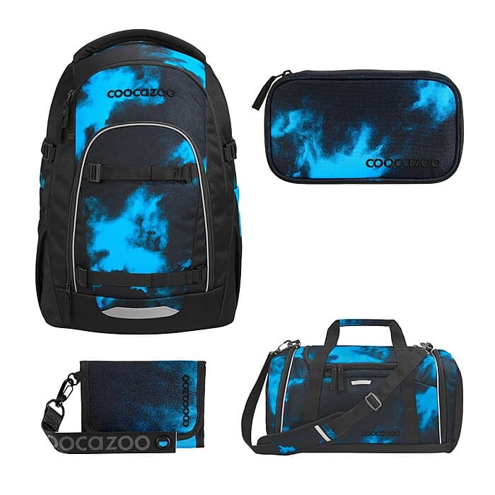 Coocazoo Mate Mystic Clouds Schulrucksack Set 4tlg