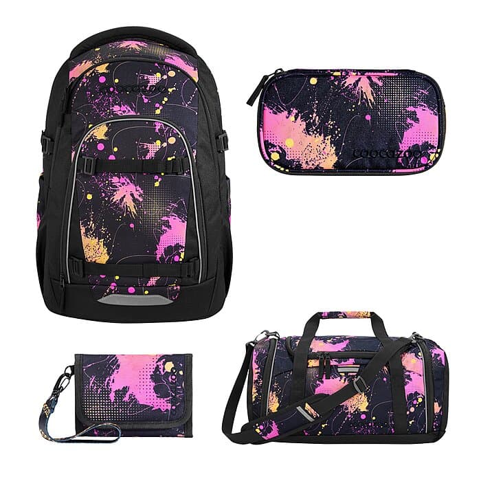 Coocazoo Mate Colour Drift Schulrucksack Set 4tlg