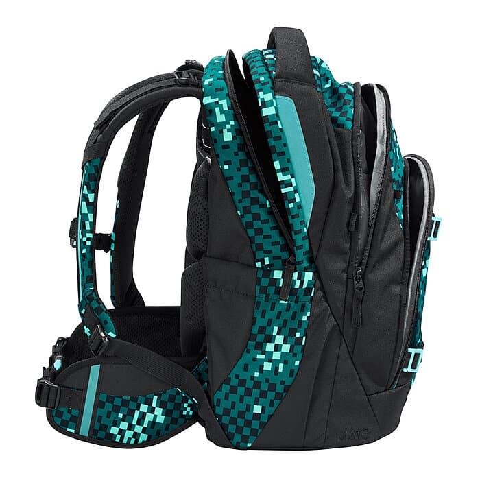 Coocazoo Mate Pixel Blox Schulrucksack Set 3tlg