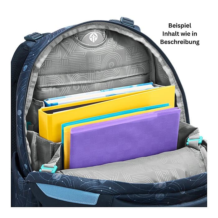 Coocazoo Mate Blue Orbit Schulrucksack Set 4tlg