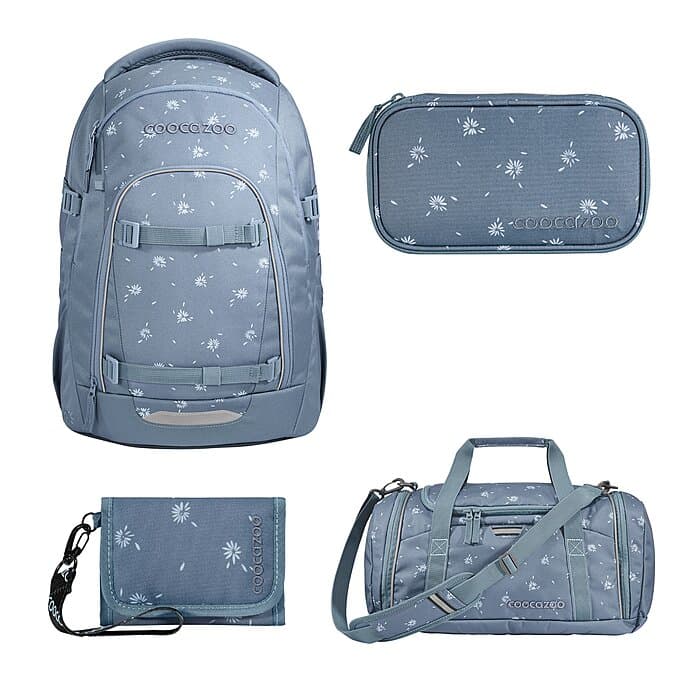 Coocazoo Mate Bloomy Daisy Schulrucksack Set 4tlg