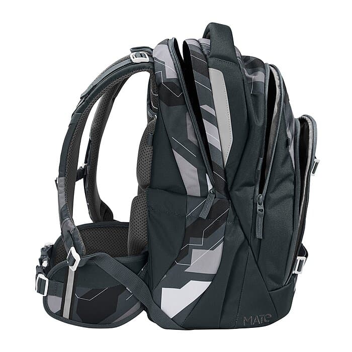 Coocazoo Mate Dark Race Schulrucksack Set 3tlg