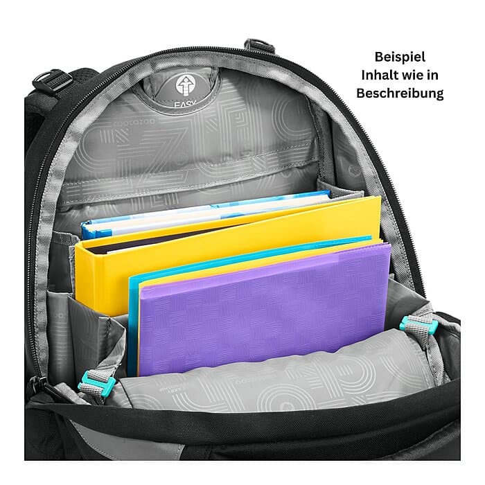 Coocazoo Mate Black Coal Schulrucksack Set 4tlg