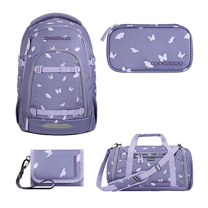 Coocazoo Mate Reflective Wings Schulrucksack Set 4tlg