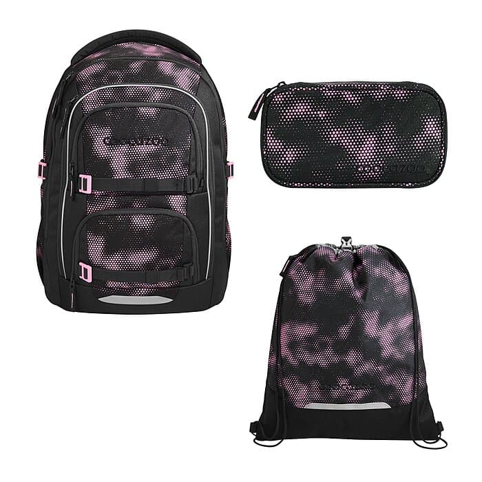 Coocazoo Porter Pink Illusion Schulrucksack Set 3tlg 2026