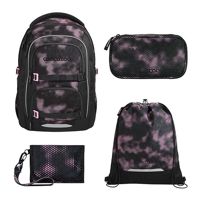 Coocazoo Porter Pink Illusion Schulrucksack Set 4tlg 2026