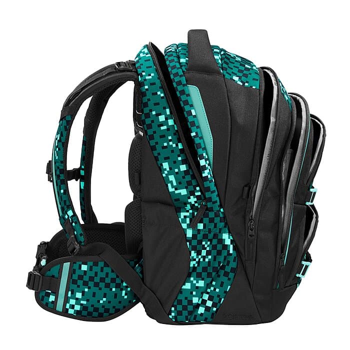 Coocazoo Porter Pixel Blox Schulrucksack Set 4tlg