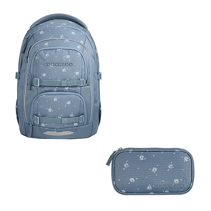 Coocazoo Porter Bloomy Daisy Schulrucksack Set 2tlg