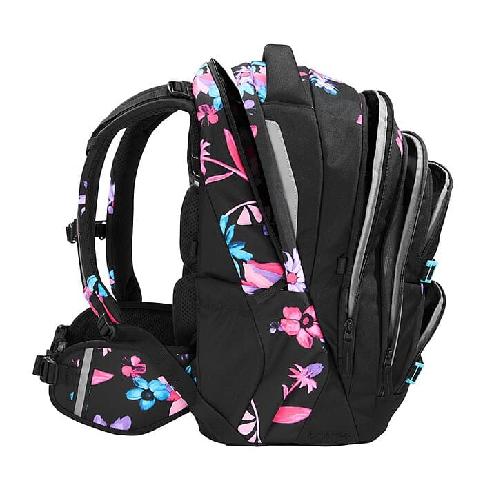 Coocazoo Porter Floral Artnight Schulrucksack Set 2tlg