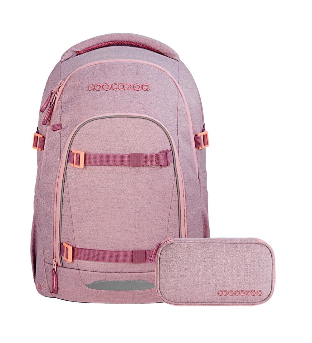 Coocazoo Mate Mixed Faded Rose Schulrucksack Set 2tlg - Limitiert