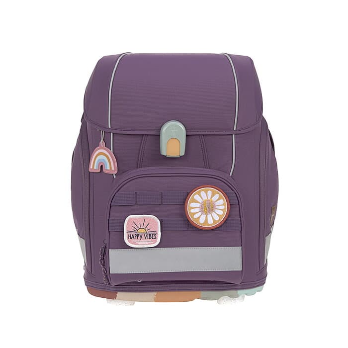 Lässig Boxy Schulranzen-Set Unique purple