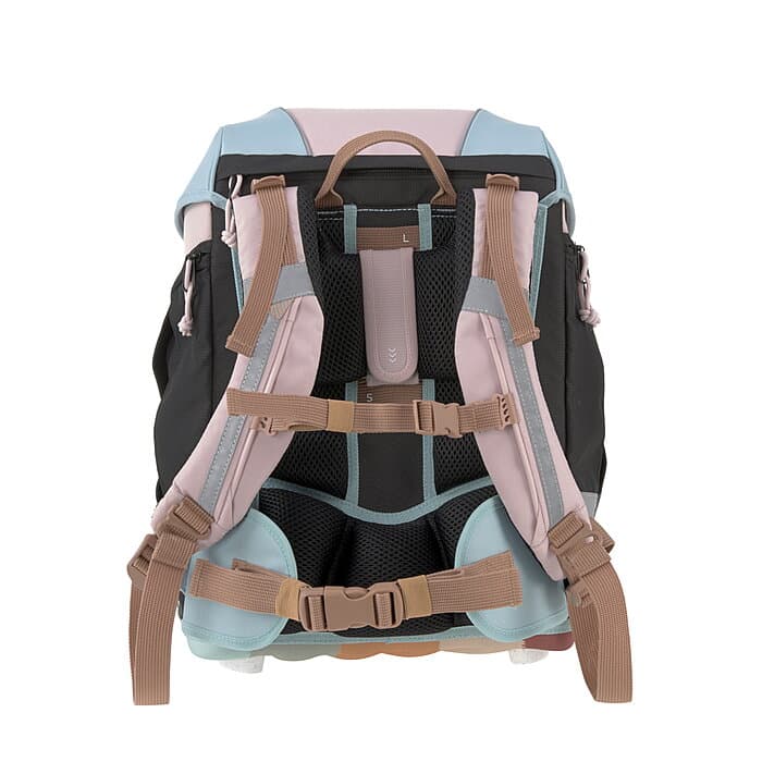 Lässig Boxy Schulranzen-Set Unique rose/blue/black