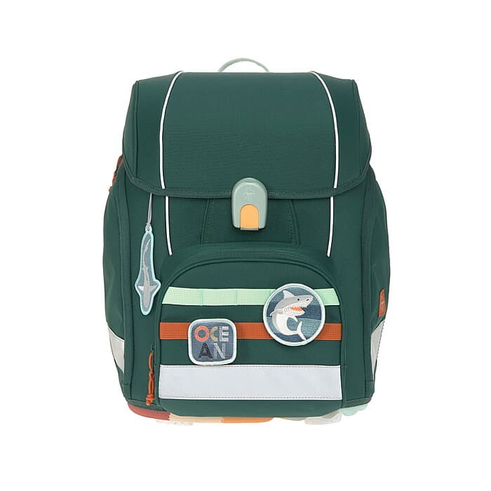 Lässig Boxy Schulranzen-Set Unique dark green Ocean Edition