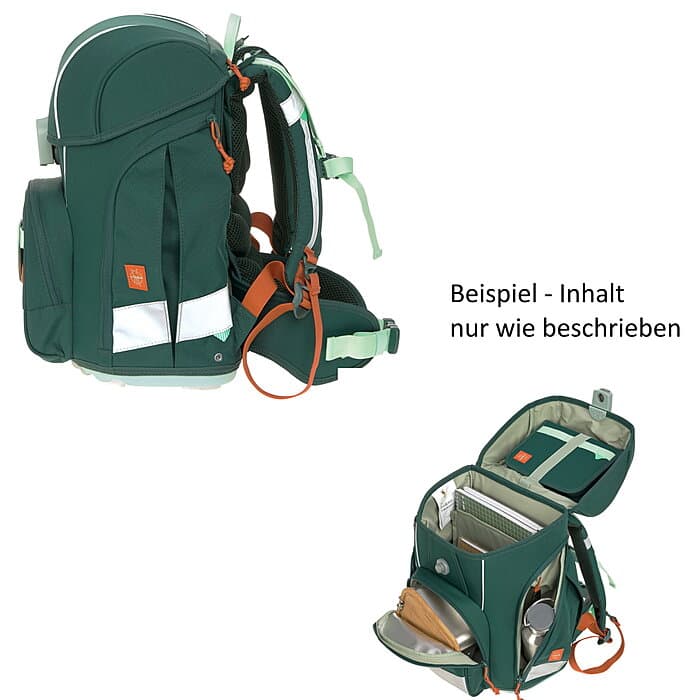 Lässig Boxy Schulranzen-Set Unique dark green Ocean Edition
