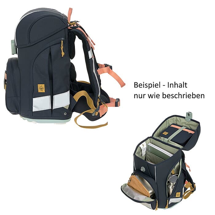 Lässig Boxy Schulranzen-Set Unique dark blue Ocean Edition