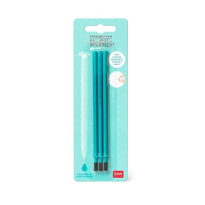 Legami Ersatzmine für löschbaren Gelstift - Erasable Pen türkis