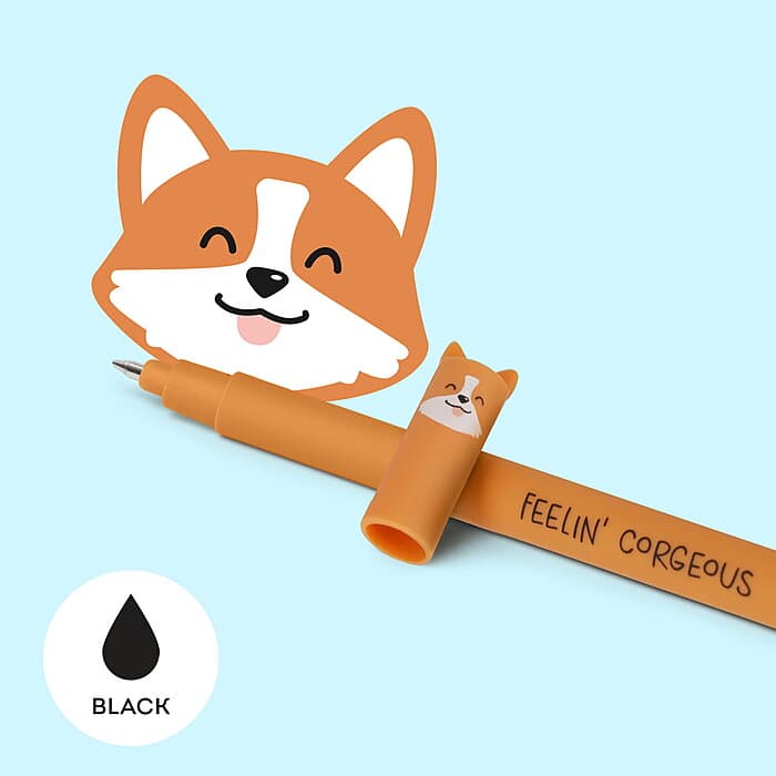 Legami radierbarer Gelstift - Erasable Pen Corgi