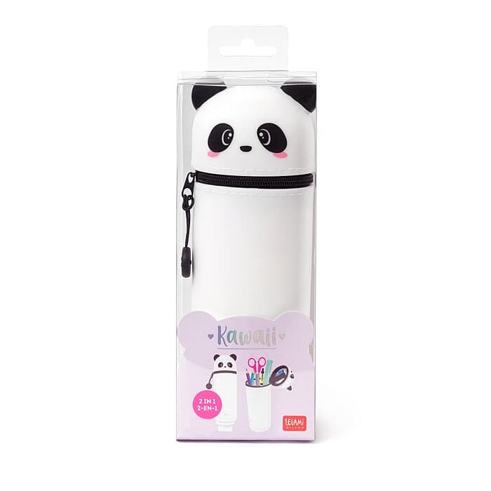 Legami 2in1 Silicone Panda Pencil Case