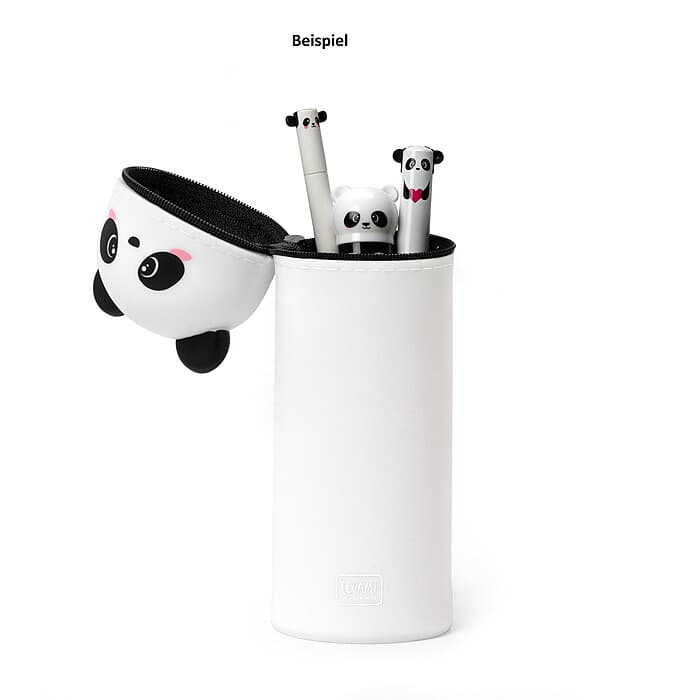 Legami 2in1 Silicone Panda Pencil Case